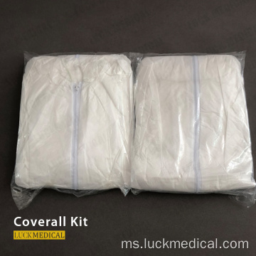 Kit Coverall Saman Pelindung Anti-Virus